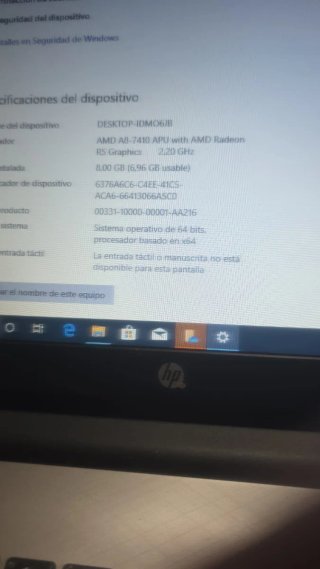 Portátil HP TPN-C125 Negro