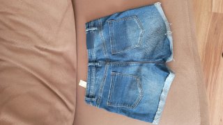 Shorts vaqueros azul oscuro Stradivarius