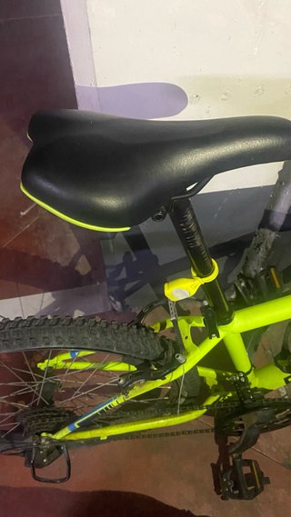Bicicleta Rockrider ST500 20' Verde
