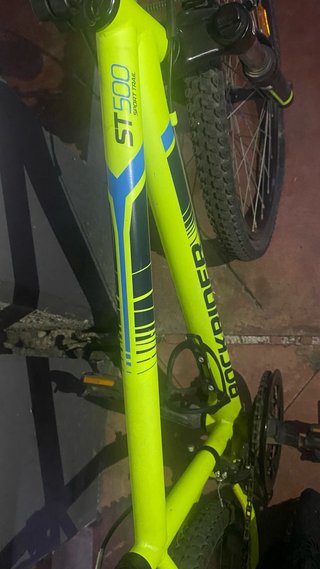 Bicicleta Rockrider ST500 20' Verde