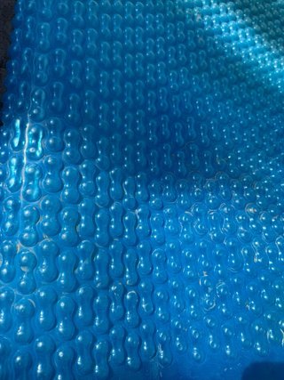 Manta piscina doble burbuja con ojales