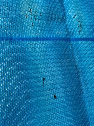 Manta piscina doble burbuja con ojales
