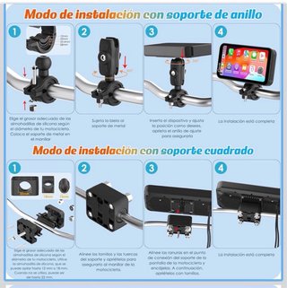 Carpuride W603 Motorcycle CarPlay