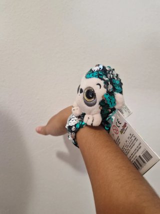 Bracciale peluche Sbabam paillettes reversibili
