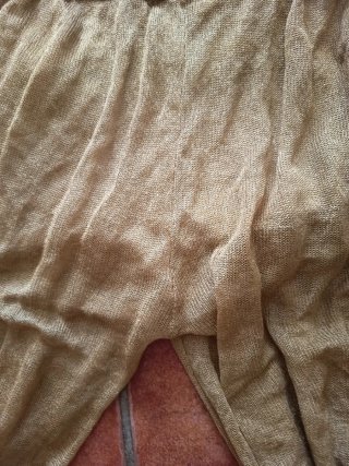Conjunto Zara punto fino dorado Pantalón M Casaca