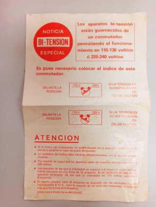 Picadora MOULINEX. Moulinette 2 voltajes.