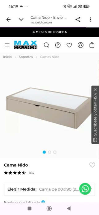 Cama Nido con 2 Colchonetas Blue