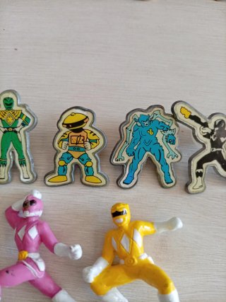 Lote 7 Pines Power Rangers Vintage