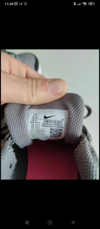 Deportivas Nike Niña Gris y Rosa