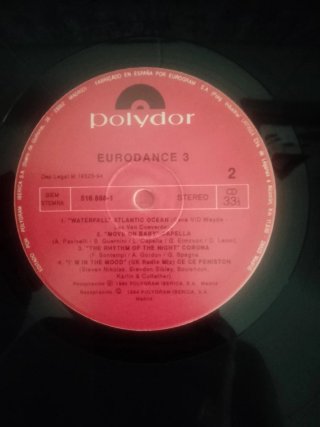 Eurodance 3 2xLP Vinilo Dance Electro