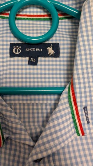 Camisa cuadros Polo club Talla XL