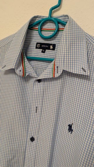 Camisa cuadros Polo club Talla XL