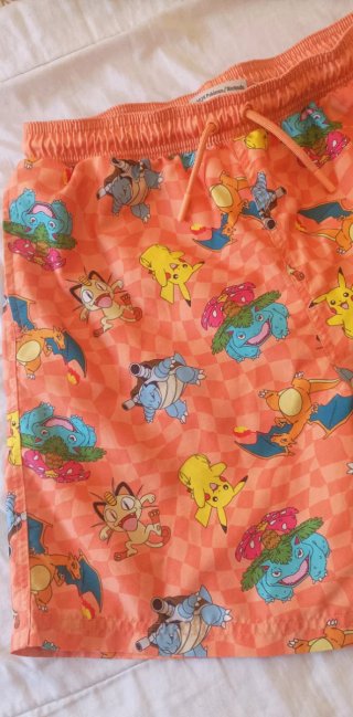 Bañador Pokémon Naranja Talla 10 años