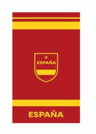 Toalla España Roja y Amarilla