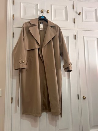 Gabardina Beige oversize