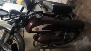 Derbi Antorcha Moped - Rojo y Plata