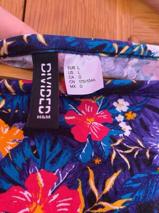 Top floral Divided talla M