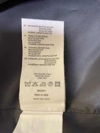 Traje Sastre Gris H&M T.42-44