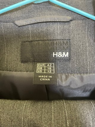 Traje Sastre Gris H&M T.42-44