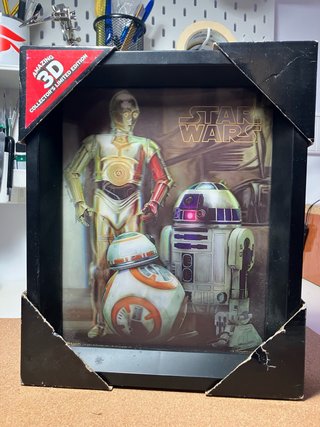 Poster 3D Star Wars Coleccionista Edición Limitada
