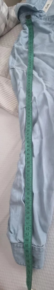 Camisa vaquera azul talla L