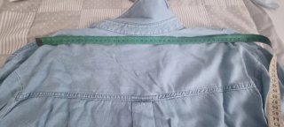 Camisa vaquera azul talla L