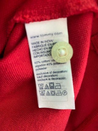 Polo Tommy Hilfiger Rojo Talla M