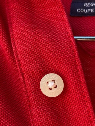 Polo Tommy Hilfiger Rojo Talla M