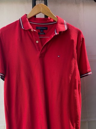 Polo Tommy Hilfiger Rojo Talla M