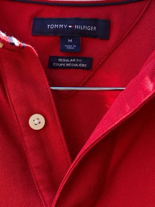 Polo Tommy Hilfiger Rojo Talla M