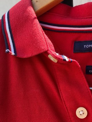 Polo Tommy Hilfiger Rojo Talla M