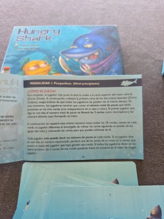 Juego de cartas Hungry Shark