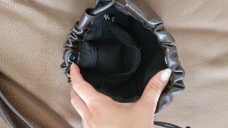 Bolso bandolera Parfois marrón oscuro