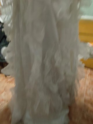Vestido de Novia Blanco Encaje Perlas