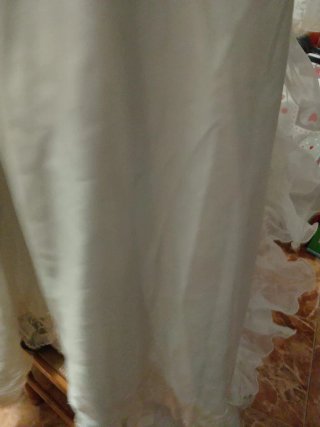 Vestido de Novia Blanco Encaje Perlas
