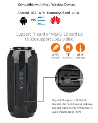 Altavoz Portátil Inalámbrico T&G