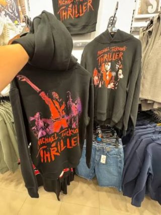 Sudadera Michael Jackson Thriller Negra