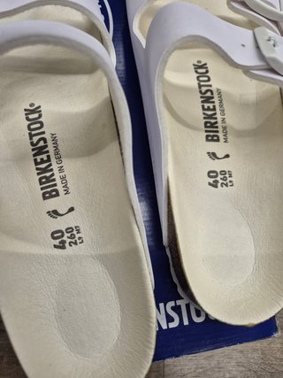 Birkenstock Arizona Bianco Tg 40