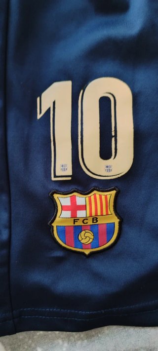 Equipación Fútbol Infantil Barça 2023. Ansu Fati