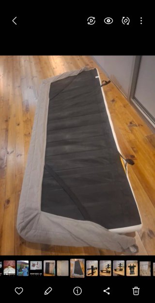 Sofá Cama Gris Tela
