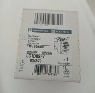 Telemecanique LC1D09F7 Contactor 110V