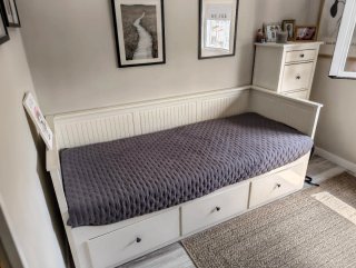 Cama / Diván IKEA Hemnes Blanco con Cajones