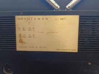 Radio Vanguard Minuteman Antigua