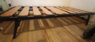 Somier de láminas madera y metal