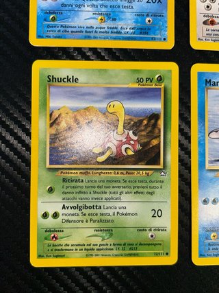 Set 4 Carte Pokémon vintage Neo Genesis