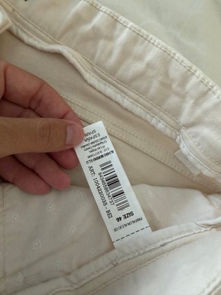 Pantalón blanco Alvaro Moreno