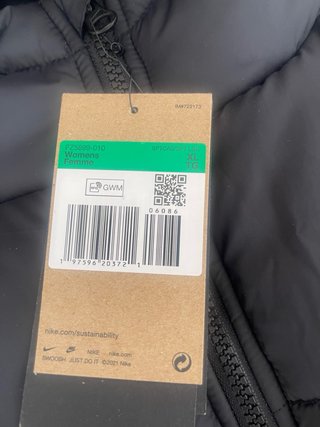 Chaqueta Nike Negra Sin Estrenar