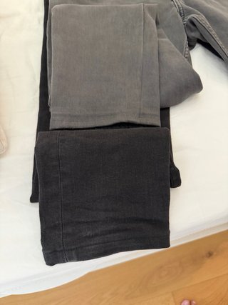 Pantalones Zara y Mango Gris Negro
