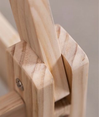 Cama nido madera pino 90x190. Solo estructura.