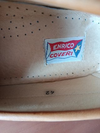 Scarpe uomo Enrico Coveri teal/brown